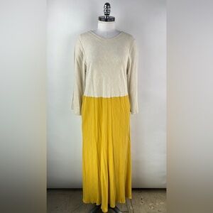 💚 3166. Maxi Long Sleeve Loose Fit Dress